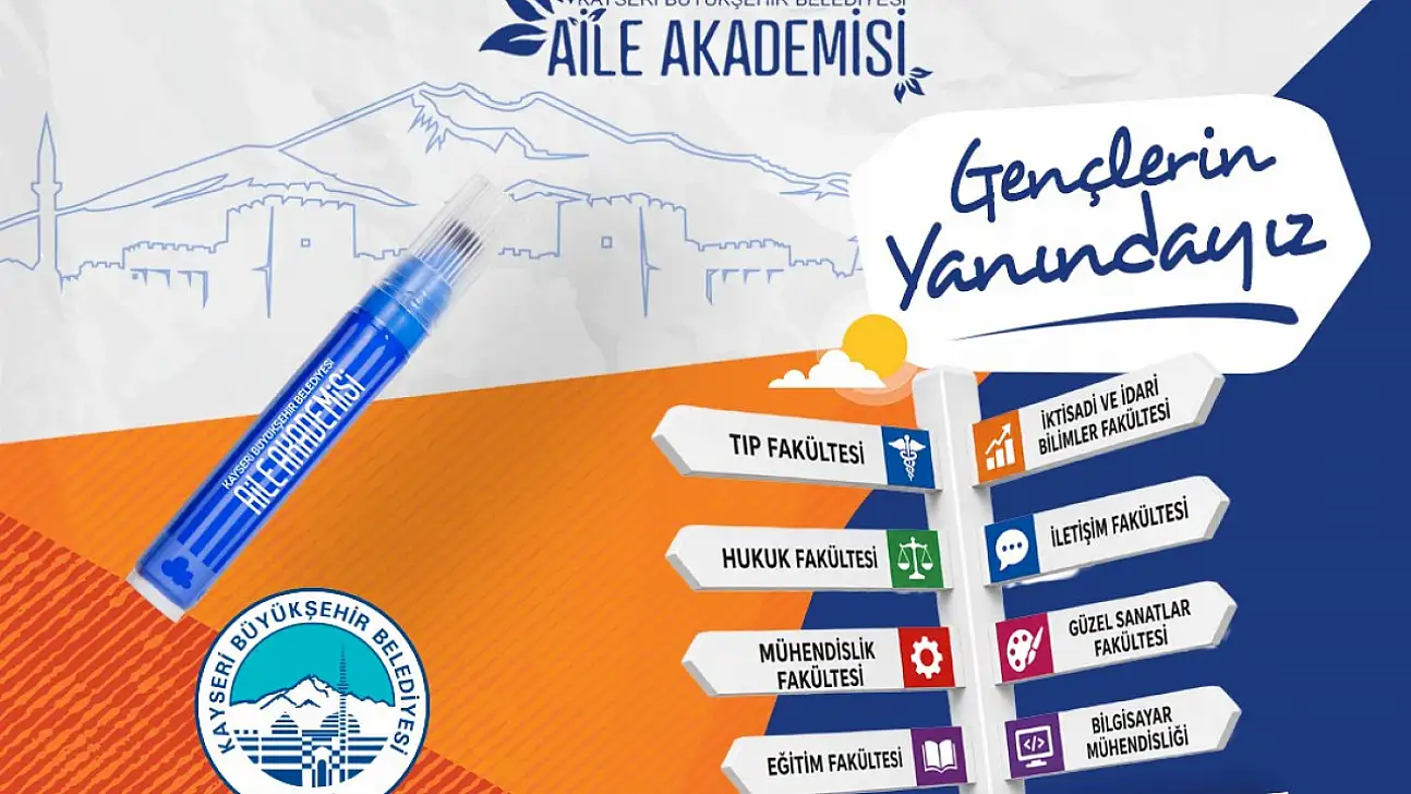Kayseri Büyükşehir'den üniversite adaylarına ücretsiz YKS tercih danışmanlığı desteği