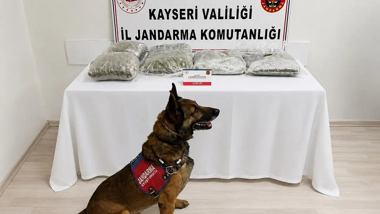 Kayseri'de 5 kilo uyuşturucu ele geçirildi