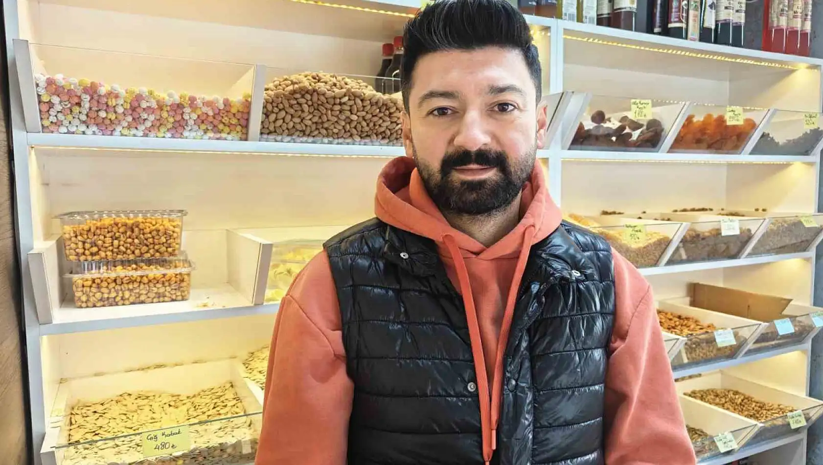 Kayseri'de kuruyemişte yılbaşı indirimleri