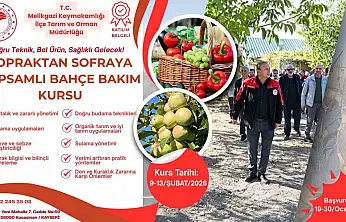 'Topraktan Sofraya Kapsamlı Bahçe Bakım Kursu' için başvurular başladı