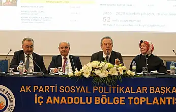 AK Parti Sosyal Politikalar Başkanlığı İç Anadolu Bölge Toplantısı Kayseri'de gerçekleştirildi