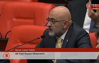 AK Partili Cıngı'dan TBMM'de tescilli pastırma açıklaması: 'Hayırlı olsun'
