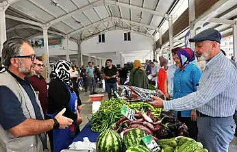 Anadolu'da tek, Türkiye'de sayılı olan 'Yüzde 100 Ekolojik Pazar' açıldı