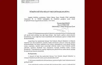Baki Ersoy'dan Sarız'daki afet konutları için soru önergesi