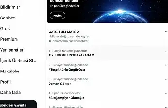 Baki Ersoy'un paylaştığı #İyiKiDoğdun38AyarAdam etiketi X gündeminde 1. sırada yer aldı