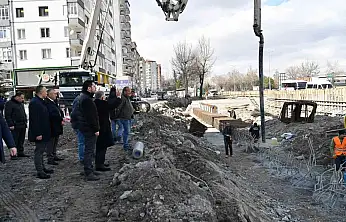 Başkan Büyükkılıç, 300 milyon TL'lik katlı kavşak projesini yerinde inceledi