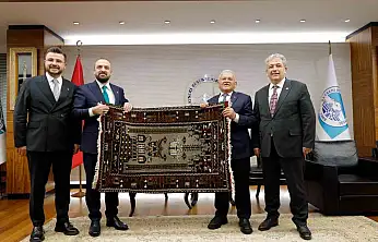Başkan Büyükkılıç, AK Parti Genel Başkan Yardımcısı Faruk Acar'ı ağırladı