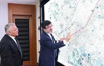 Başkan Büyükkılıç, Altyapı Yatırımları Genel Müdürü Eyigün'ü ağırladı