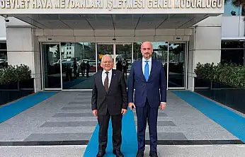 Başkan Büyükkılıç, DHMİ Genel Müdürü Çakmak'ı ziyaret etti
