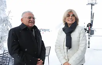 Başkan Büyükkılıç, eski Başbakan Tansu Çiller'e Erciyes'i tanıttı