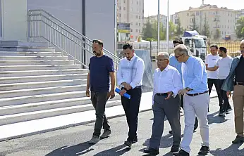 Başkan Büyükkılıç'tan 85 milyon TL'lik yatırım maliyetli eğitim yuvasında inceleme