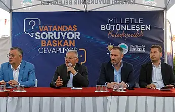 Başkan Büyükkılıç'tan halkla akşam buluşması
