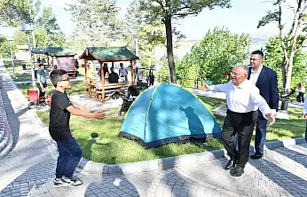 Başkan Büyükkılıç'tan Sarımsaklı Barajı Mesire Alanı'nda inceleme