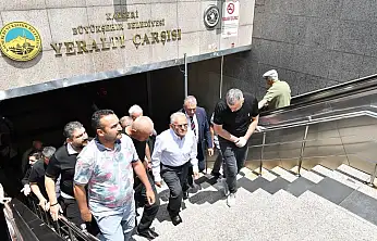 Başkan Büyükkılıç'tan Yeraltı Çarşısı'na ziyaret