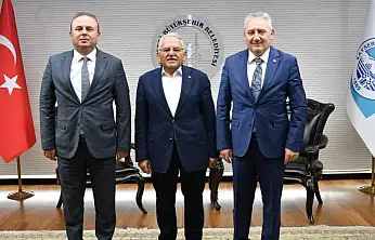 Başkan Büyükkılıç, Tarım Reformu Genel Müdürü Yıldız'ı ağırladı
