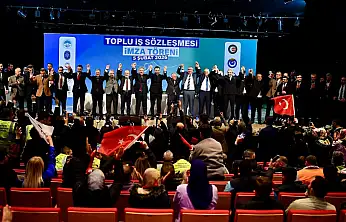 Başkan Büyükkılıç, Toplu İş Sözleşme Töreni'nde personelin sevincine ortak oldu