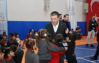 Başkan Metin öğrencilerle spor etkinliğinde buluştu