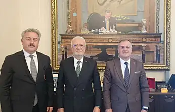 Başkan Özdoğan'dan Elitaş'a ziyaret