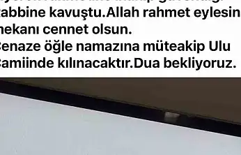 Başkan Öztürk'ün acı günü