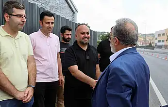 Başkan Yalçın'dan Kalpaklıoğlu ailesine teşekkür