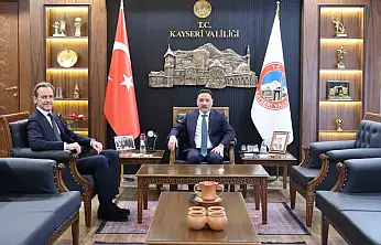 Belçika Ankara Büyükelçisi'nden Vali Çiçek'e ziyaret