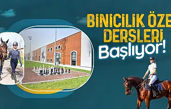 Binicilik tutkunları için özel dersler başlıyor
