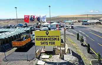 Bölgenin en büyük kesim ve satış yeri Kocasinan'da hazır