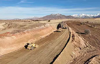 Büyükşehir'den Tomarza'nın kırsal bağlantı yoluna önemli çalışma