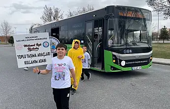 Büyükşehir Ulaşım A.Ş. ile 'Nezaket Yolda Kalmasın' projesini hayata geçirdi