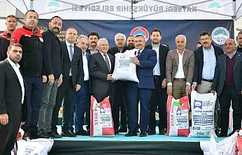 Çiftçiye 360 ton tohum dağıtıldı