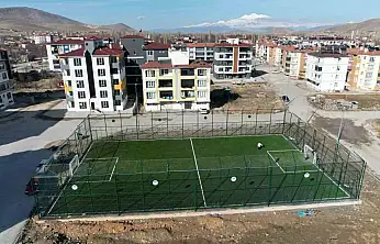 Çiğilli Mahallesi Halı Sahası hizmete sunuldu