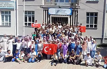Develi Yaz Kur'an Kursu'nda Veda Hutbesi Okuma Etkinliği düzenlendi