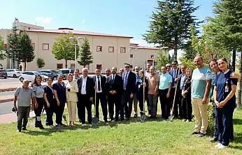 Devlet Hastanesi'nde ağaçlandırma seferberliği
