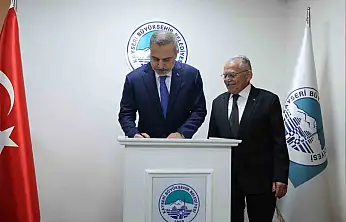 Dışişleri Bakanı Fidan Kayseri'de