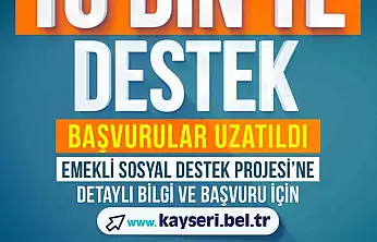Emeklilere 10 bin TL destek başvuru süresi uzatıldı
