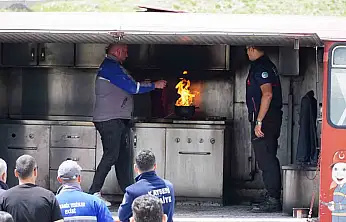 Erciyes AŞ personeline uygulamalı yangın eğitimi