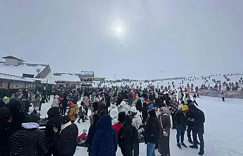 Erciyes'te sömestirin ilk gününde yoğunluk