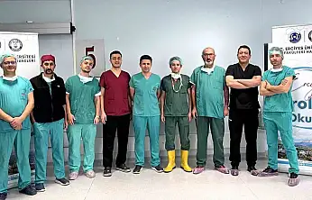 ERÜ Hastaneleri'nde, 'Böbrek Taşlarında Retrograd İntrarenal Cerrahi (RIRS) Kursu' düzenlendi