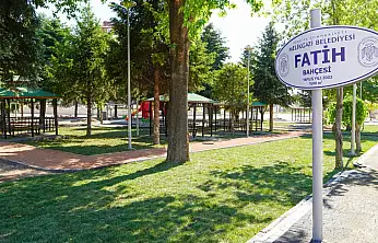 Fatih bahçesi, yeni haliyle vatandaşların gözdesi olacak