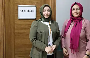 Gebe okullarında anne adaylarına 'süreç' eğitimi