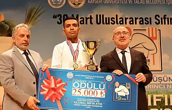 Genç şef adayları ödüllerini aldı