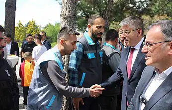 Hacılar'da bayramlaşma programı düzenlendi