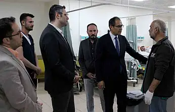 İl Sağlık Müdürü Erşan'dan Kayseri Devlet Hastanesi'nde inceleme