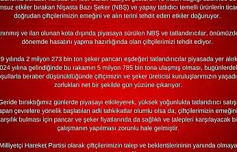 İsmail Özdemir: 'MHP olarak çiftçilerimizin talep ve beklentilerinin yanında olmaya devam edeceğiz'