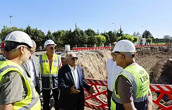 Kartal Kavşağı'nda incelemelerde bulunan Büyükkılıç: 'Yüzde 40'ın üzerine çıkmış durumdayız'