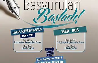 KAYMEK'ten KPSS ve MEB-AGS hazırlık kursları