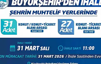 Kayseri Büyükşehir 58 adet arsa satacak