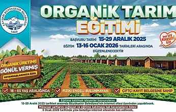 Kayseri Büyükşehir'den organik tarıma destek: Yeni dönem eğitimleri başlıyor