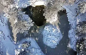 Kayseri buz tuttu: Termometreler eksi 14'ü gösterdi