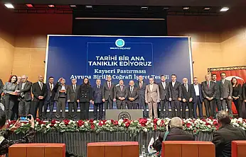 Kayseri'de 'pastırma' sevinci